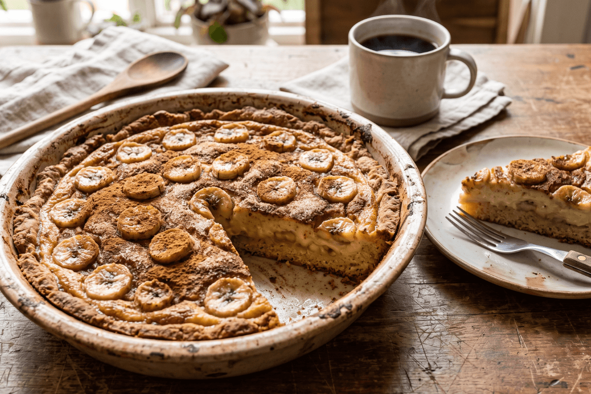 A Torta cremosa de banana com canela (1)
