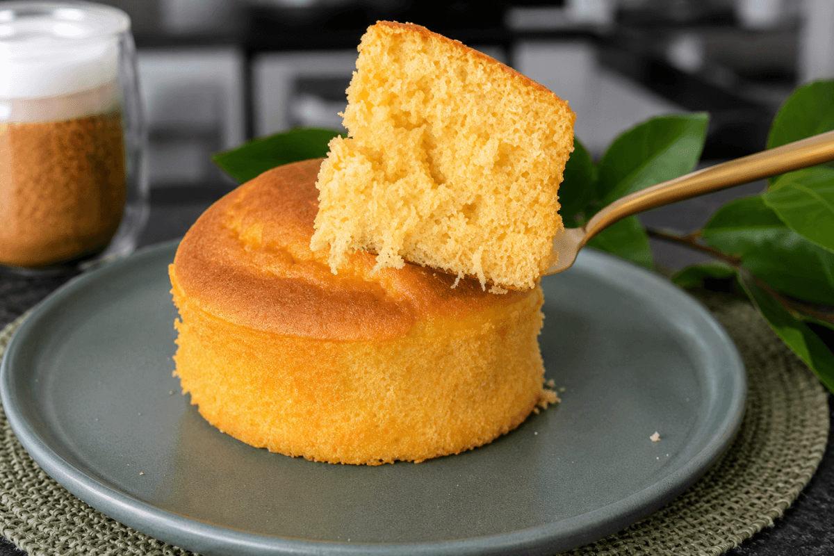 Bolo de Milho sem Açúcar
