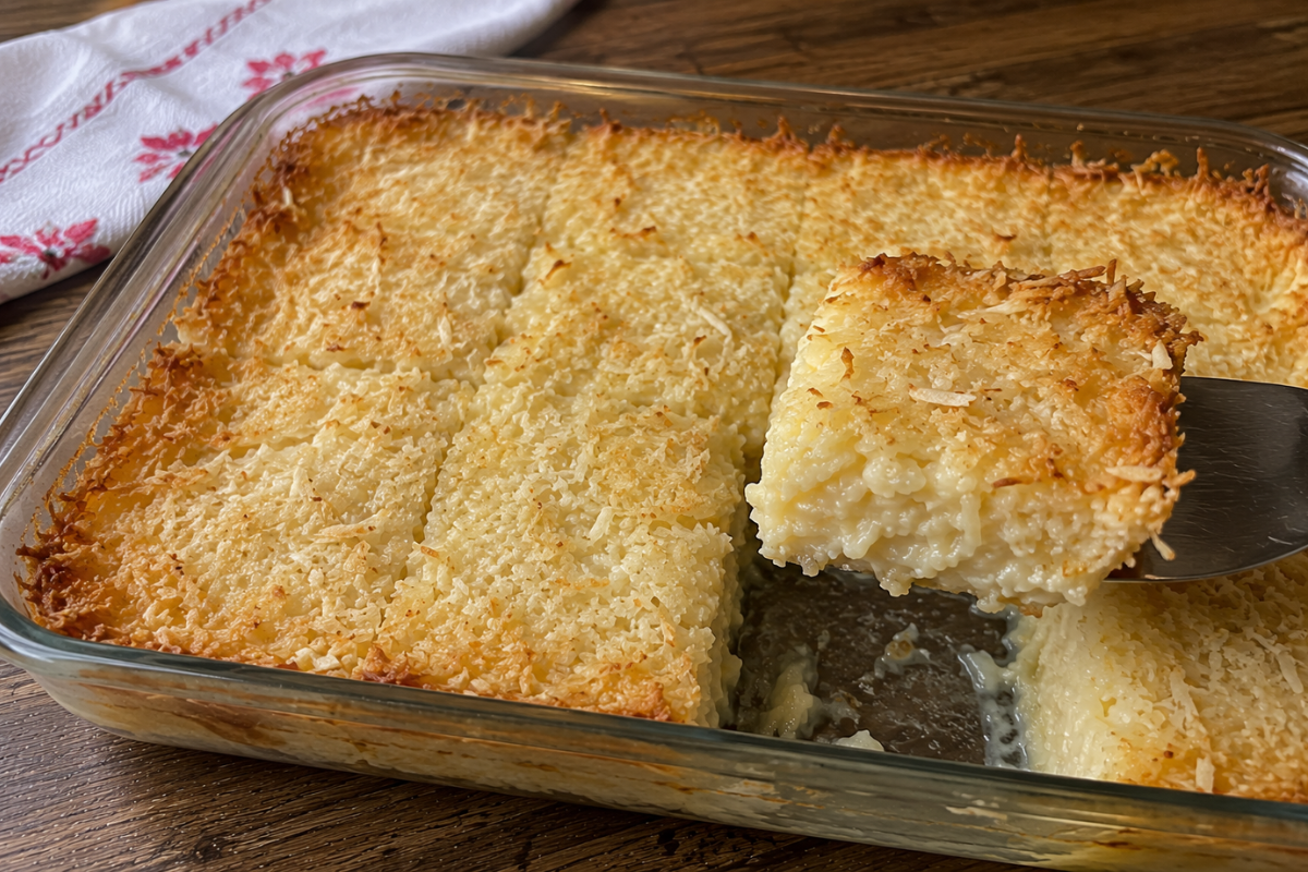 Cocada cremosa de forno