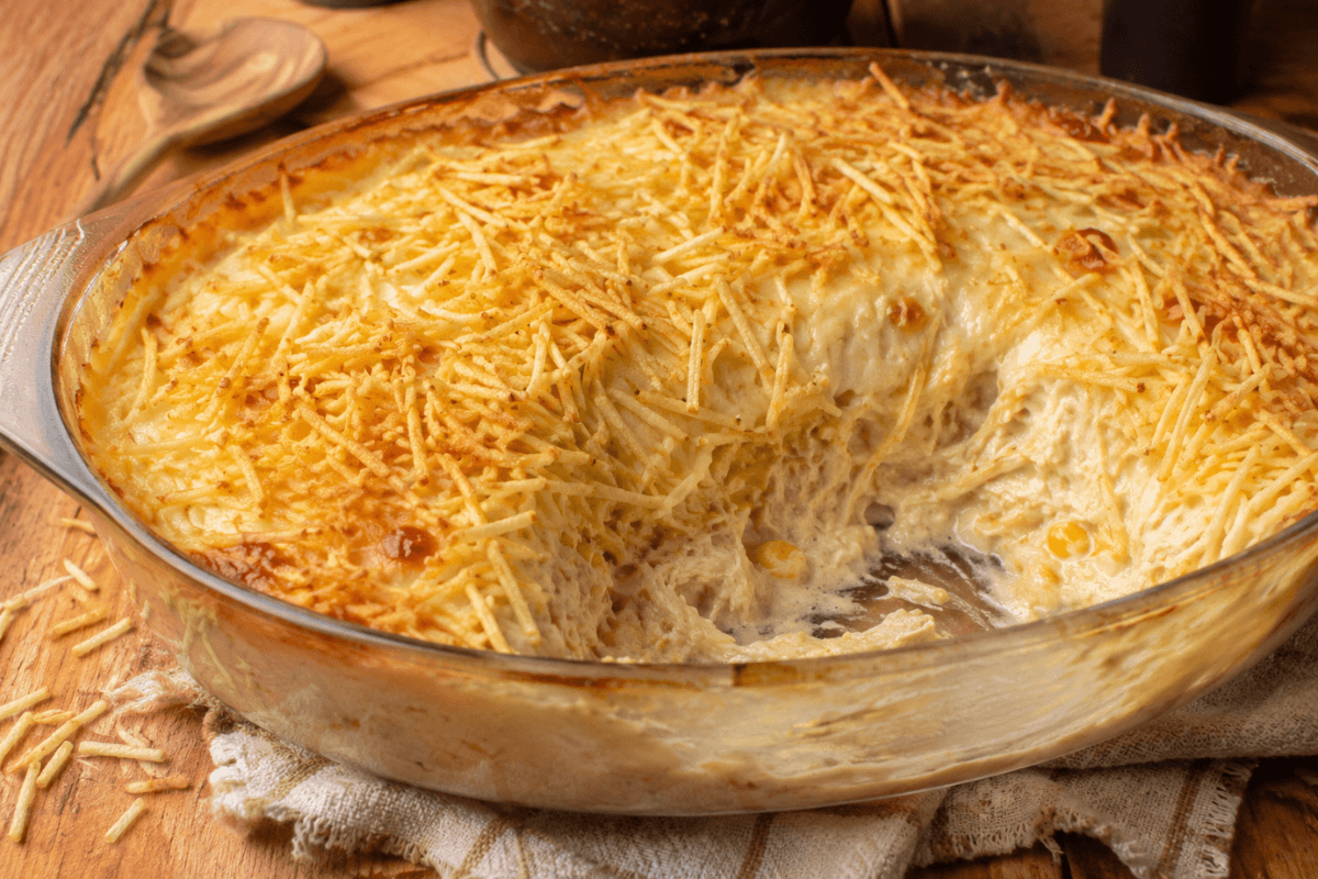 Fricassê de frango cremoso
