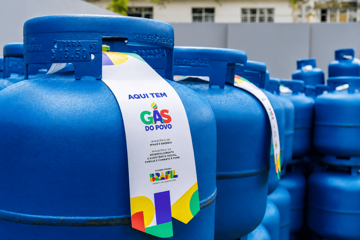 Gás do Povo funciona por meio de um vale para a recarga gratuita