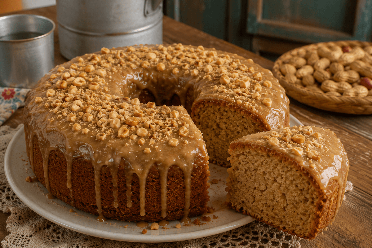 Bolo de amendoim