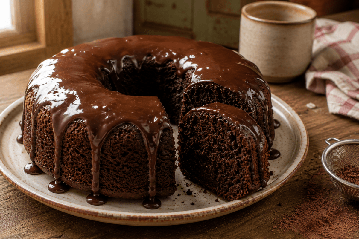 Bolo de chocolate sem ovo