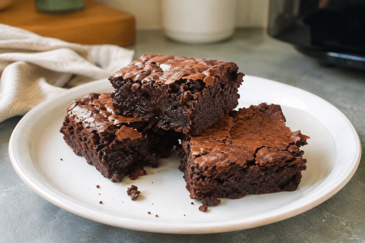 Brownie simples na AirFryer