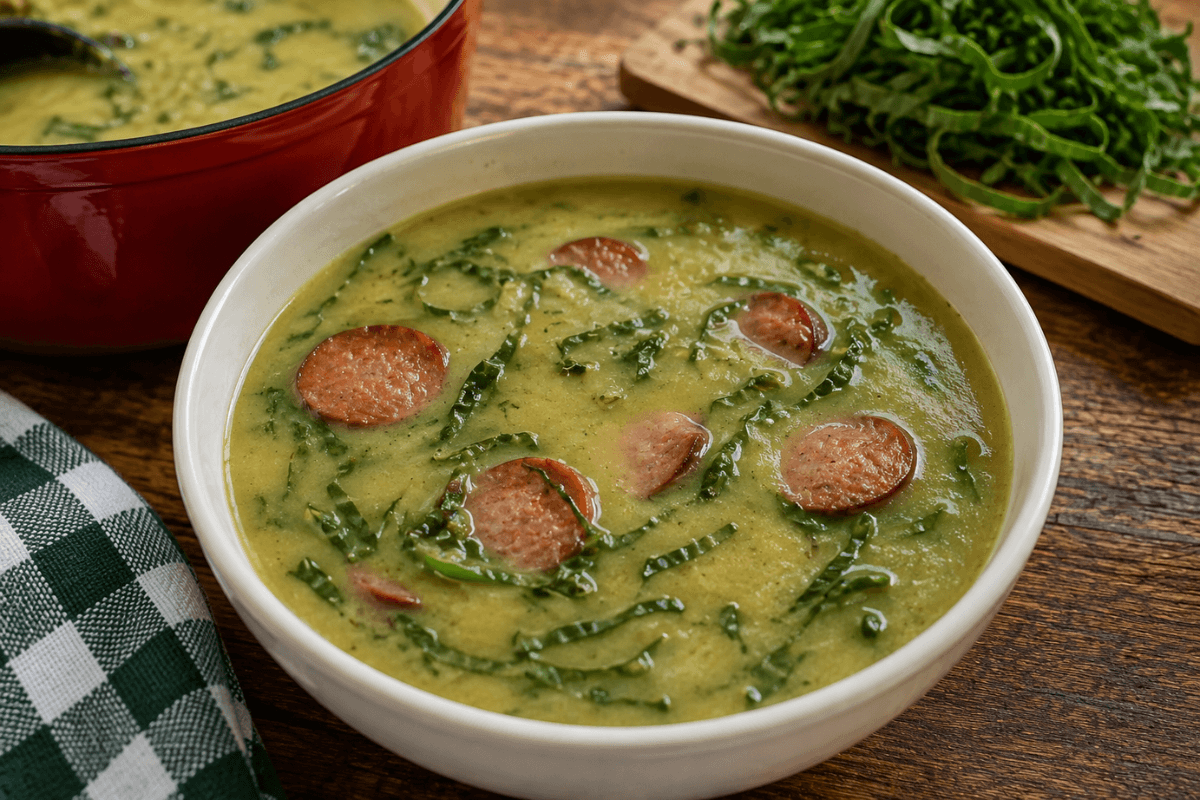 Caldo verde caseiro