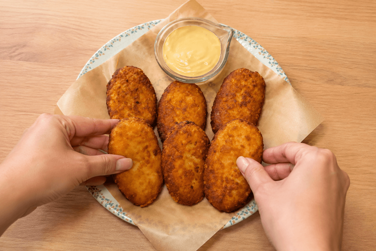Croquetes de batata crocantes