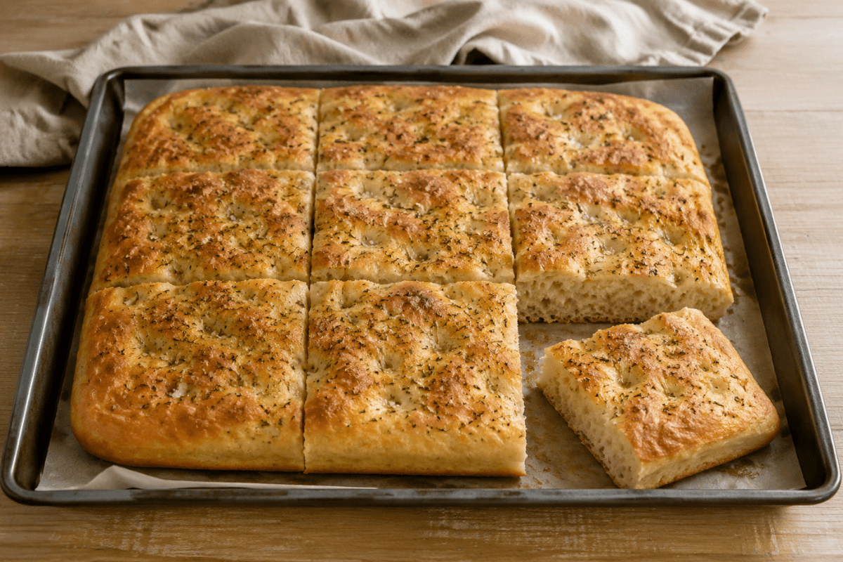 Focaccia simples
