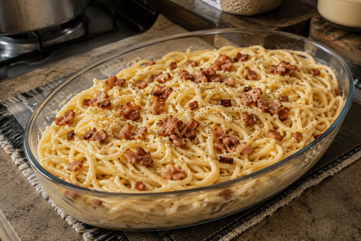 Macarrão à carbonara