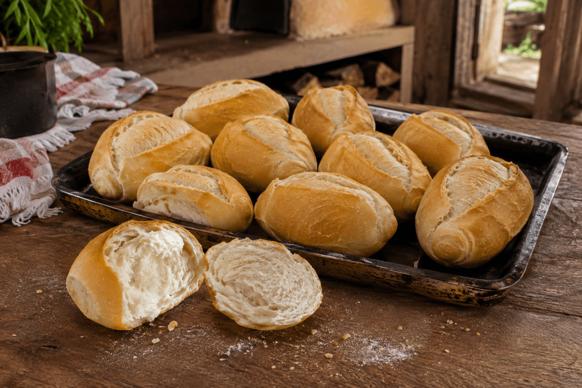 Pão francês de padaria