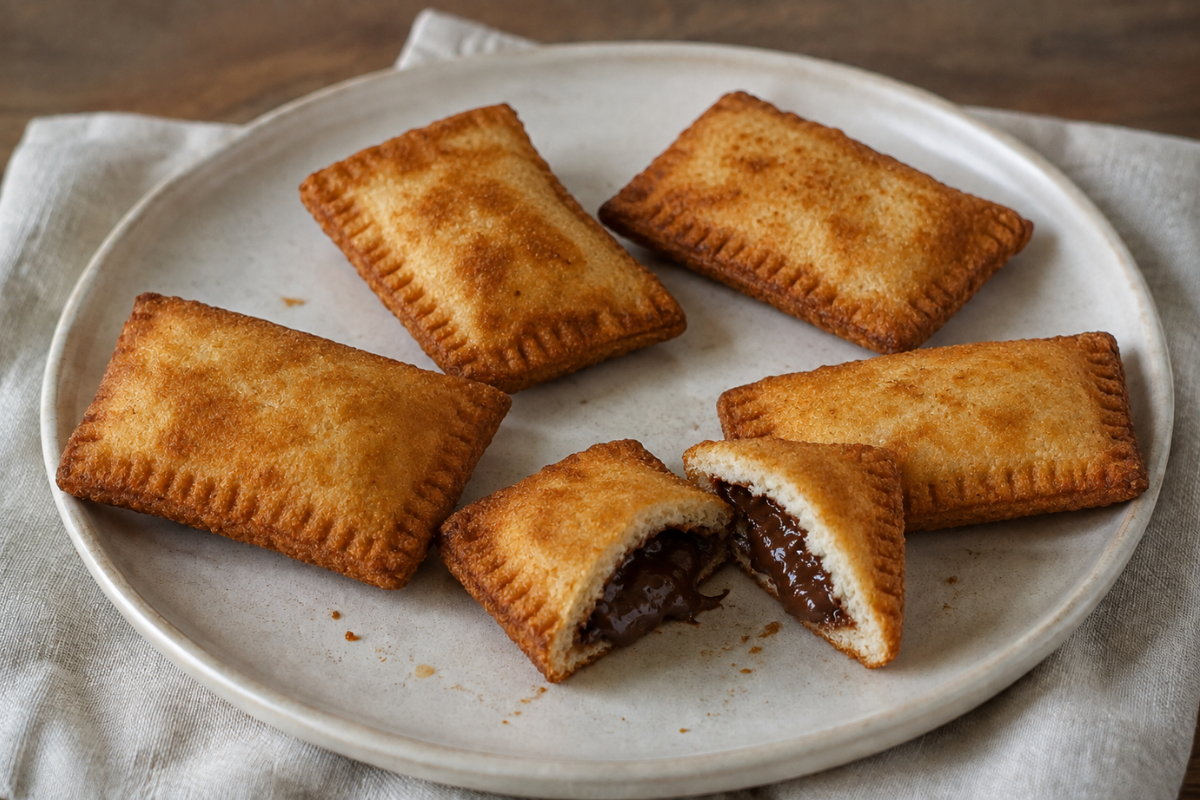 Pão recheado com chocolate