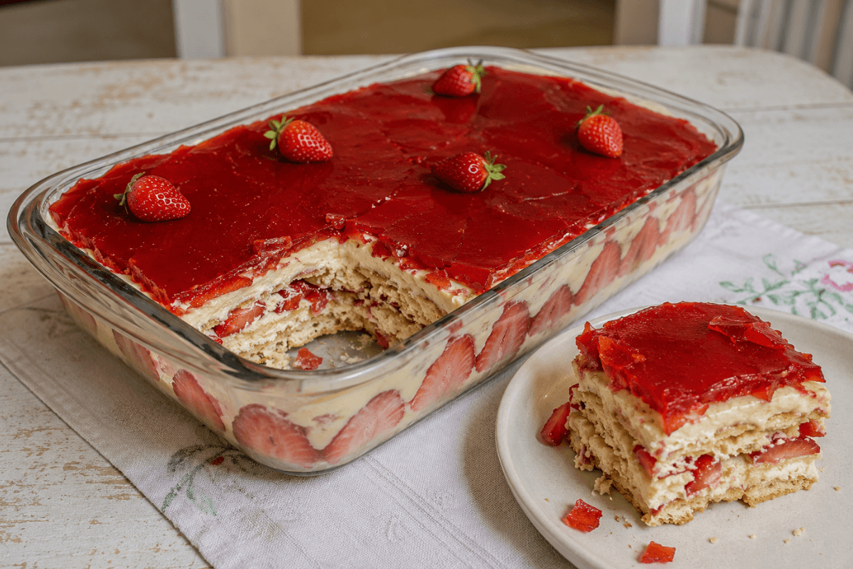 Pavê de morango do amor