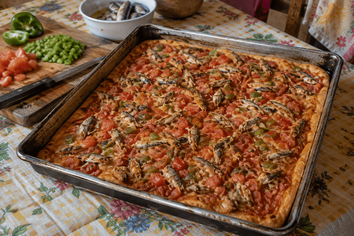 Pizza de sardinha