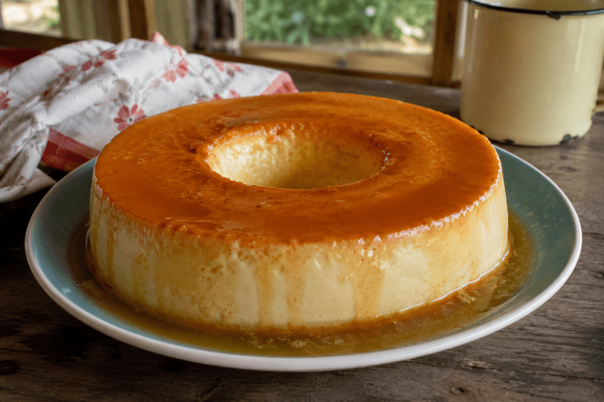 Pudim de panela de pressão
