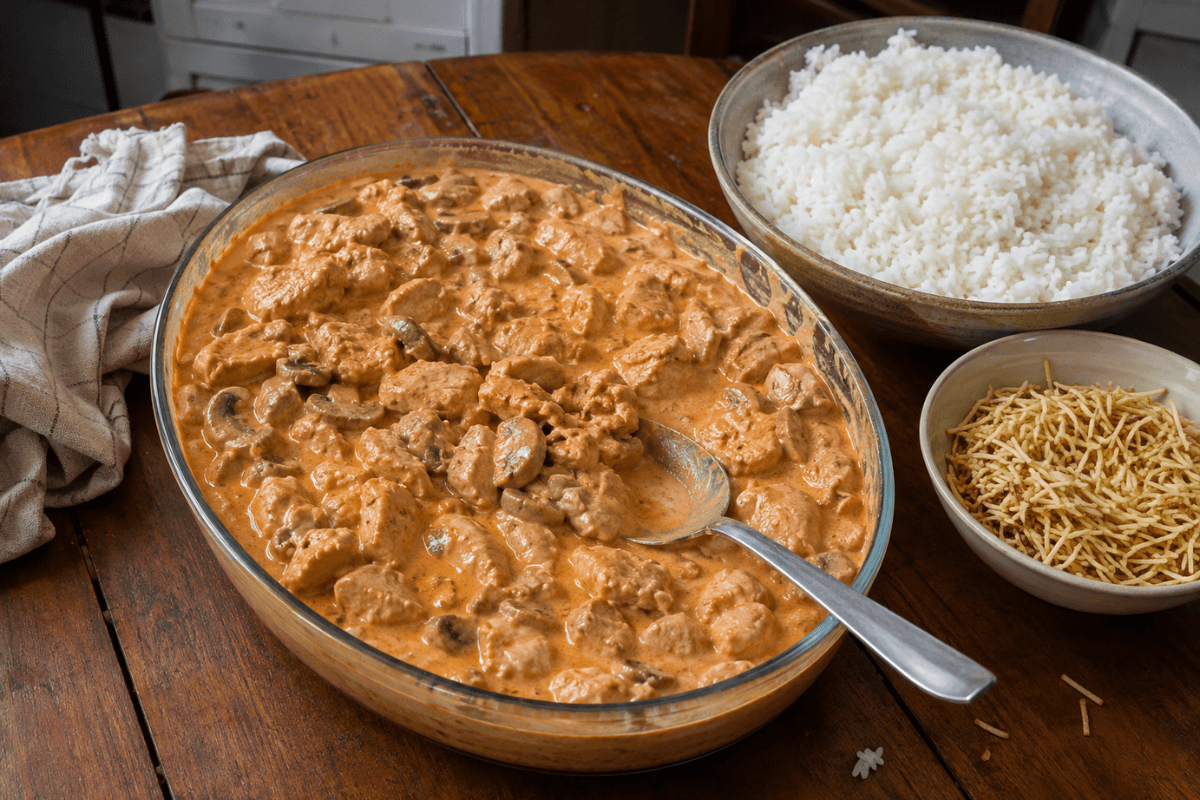 Strogonoff de frango