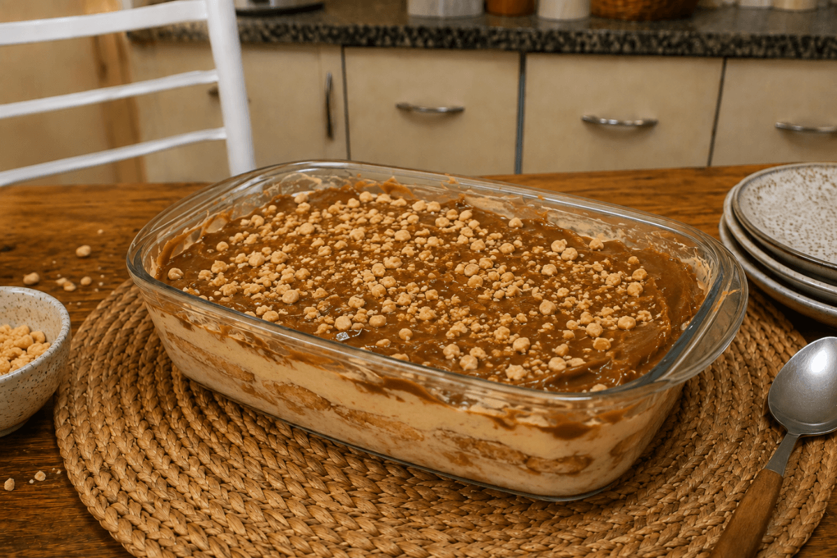Torta paulista de amendoim