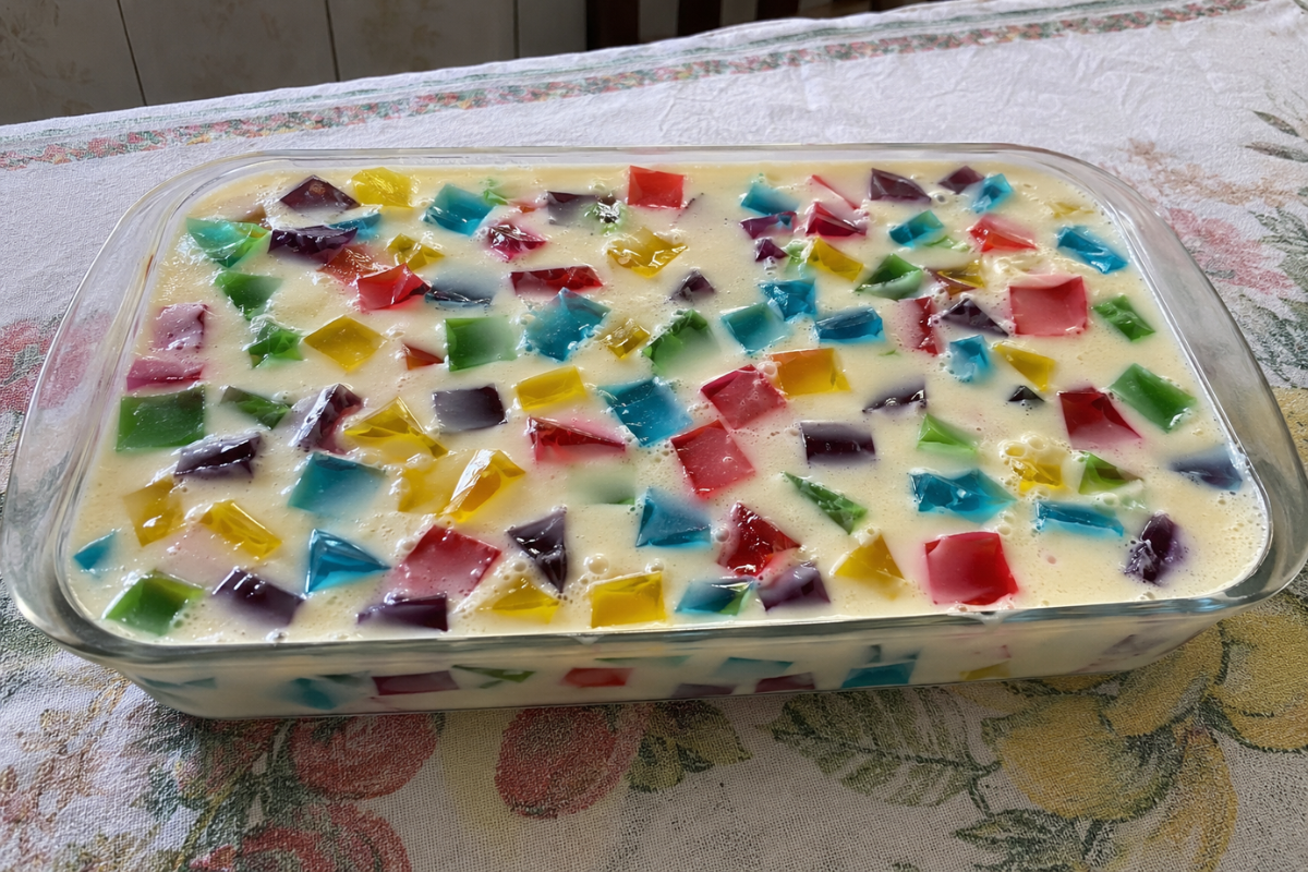 gelatina colorida