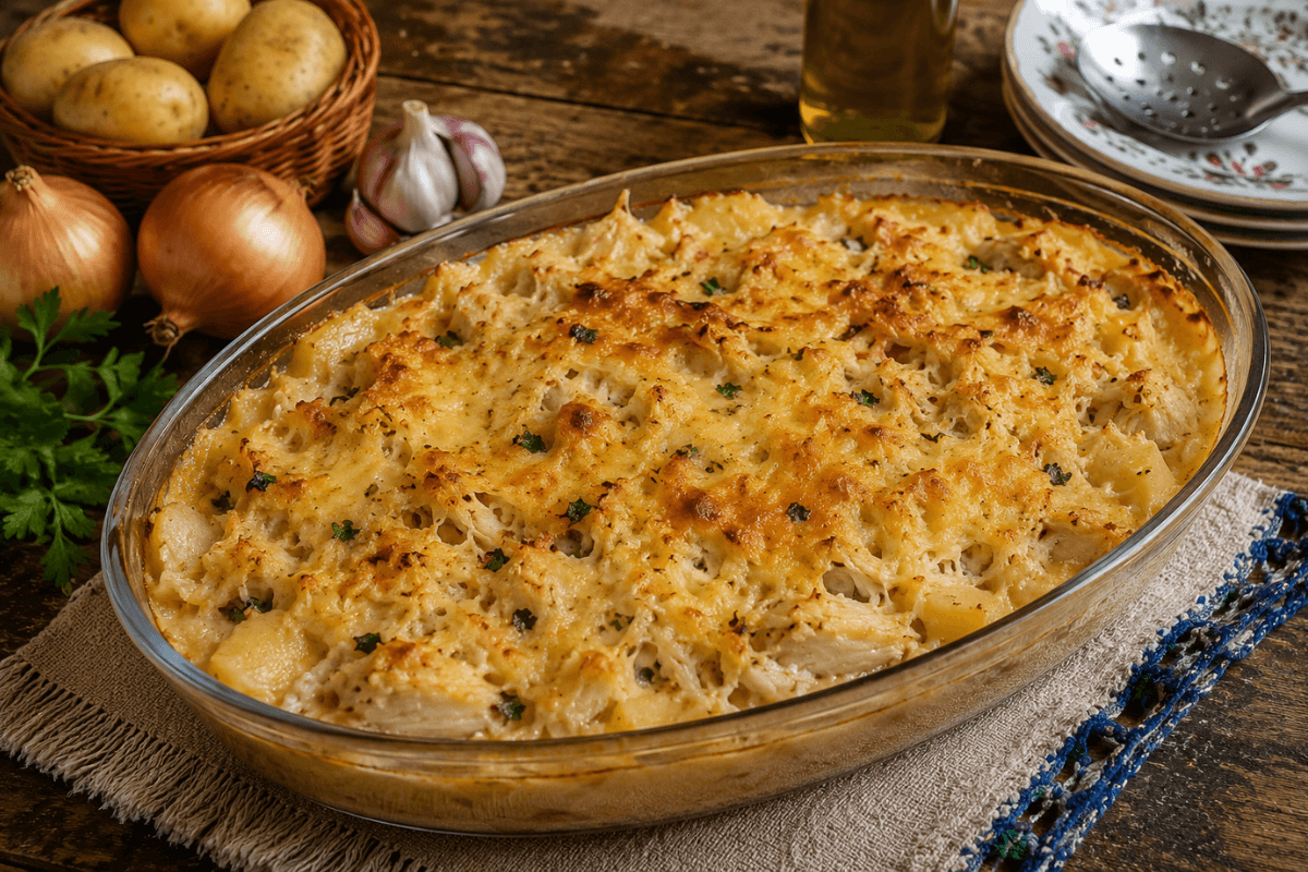 Bacalhau com natas