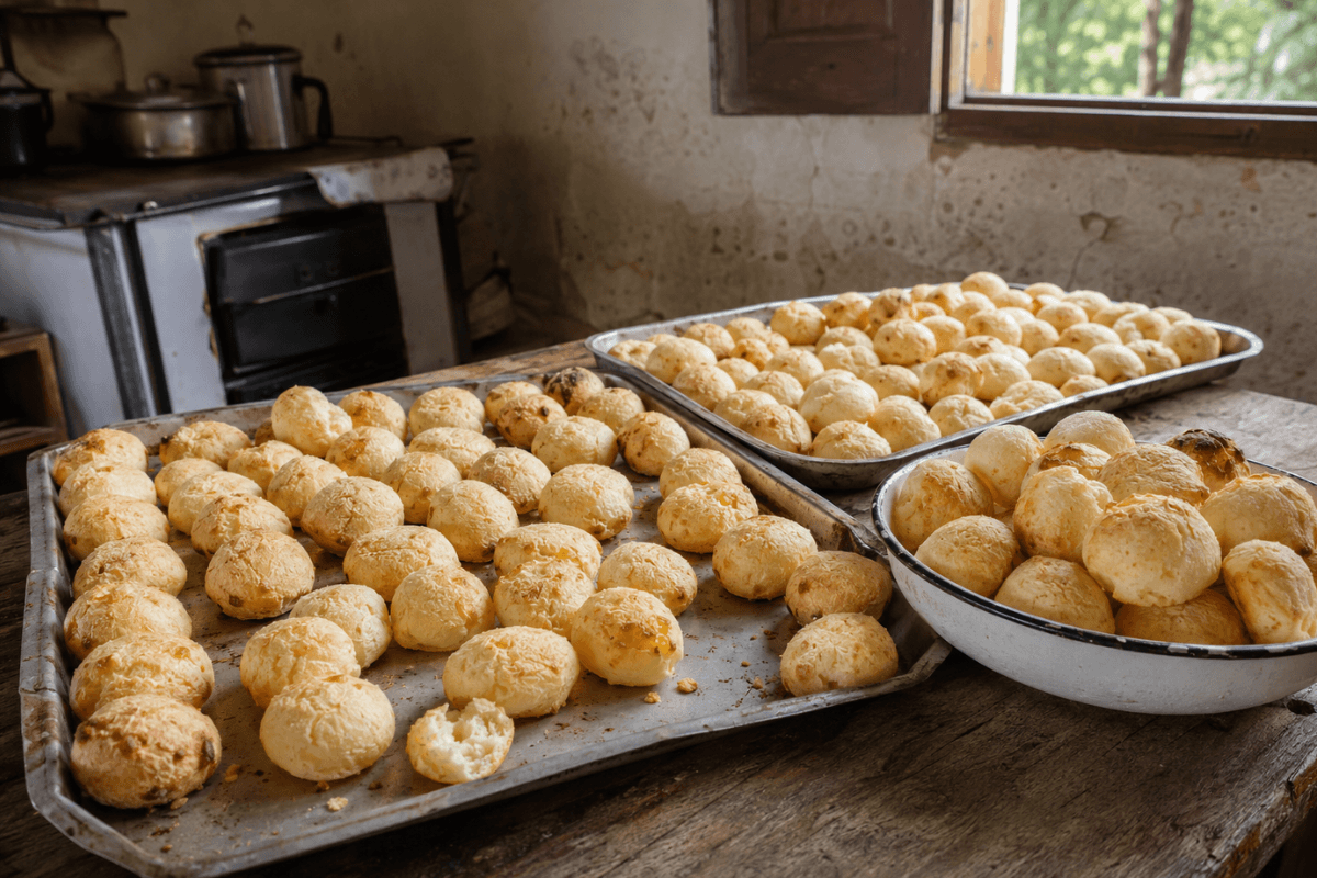Pão de queijo com batata