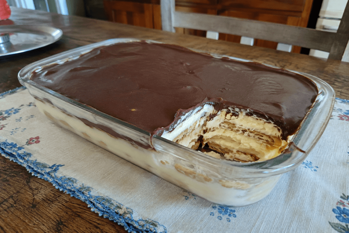 Pavê de nata simples
