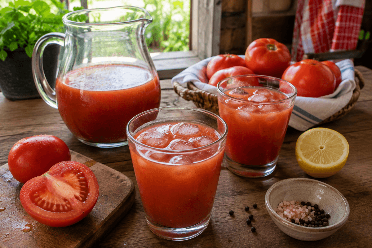 Suco de tomate